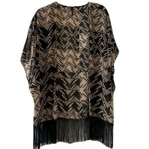 Mezzanine Geometric Print Kimono One Size